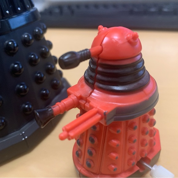Doctor Dr Who Dalek Image BBC Terry Nation 1963 Action Figure ,Black 5”  Red 3” - Picture 14 of 14